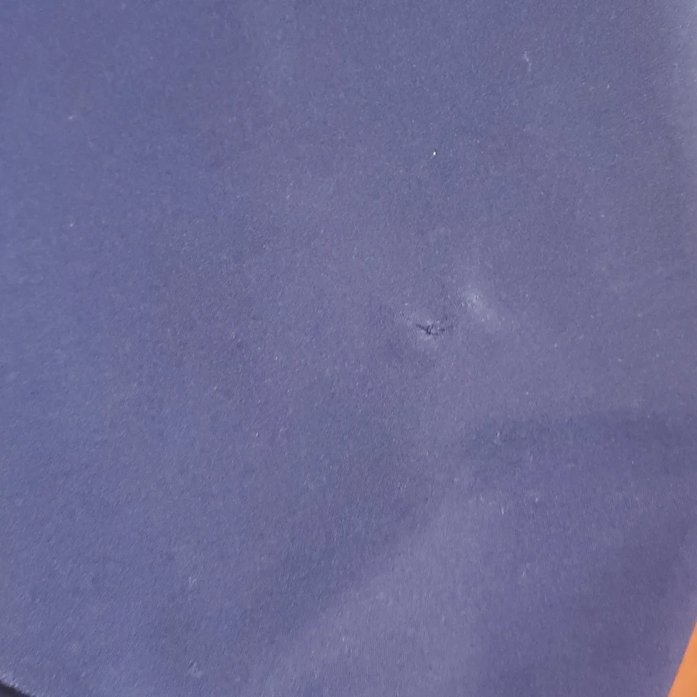 Chicos beekaboo sleeve navy blue top - Picture 5 of 6